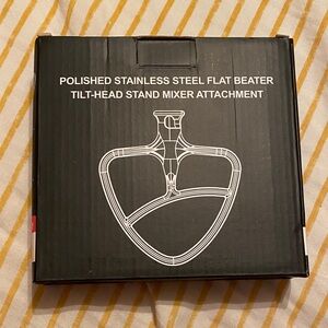 Stainless Steel Flat Beater Mixer Attachment